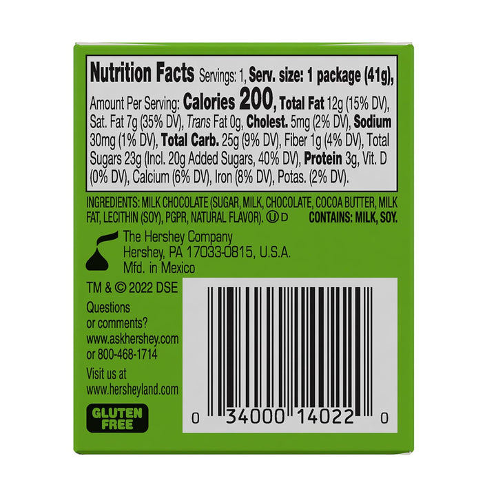Redstone Foods Candy How the Grinch Stole Kisses - 1 Grinch kiss