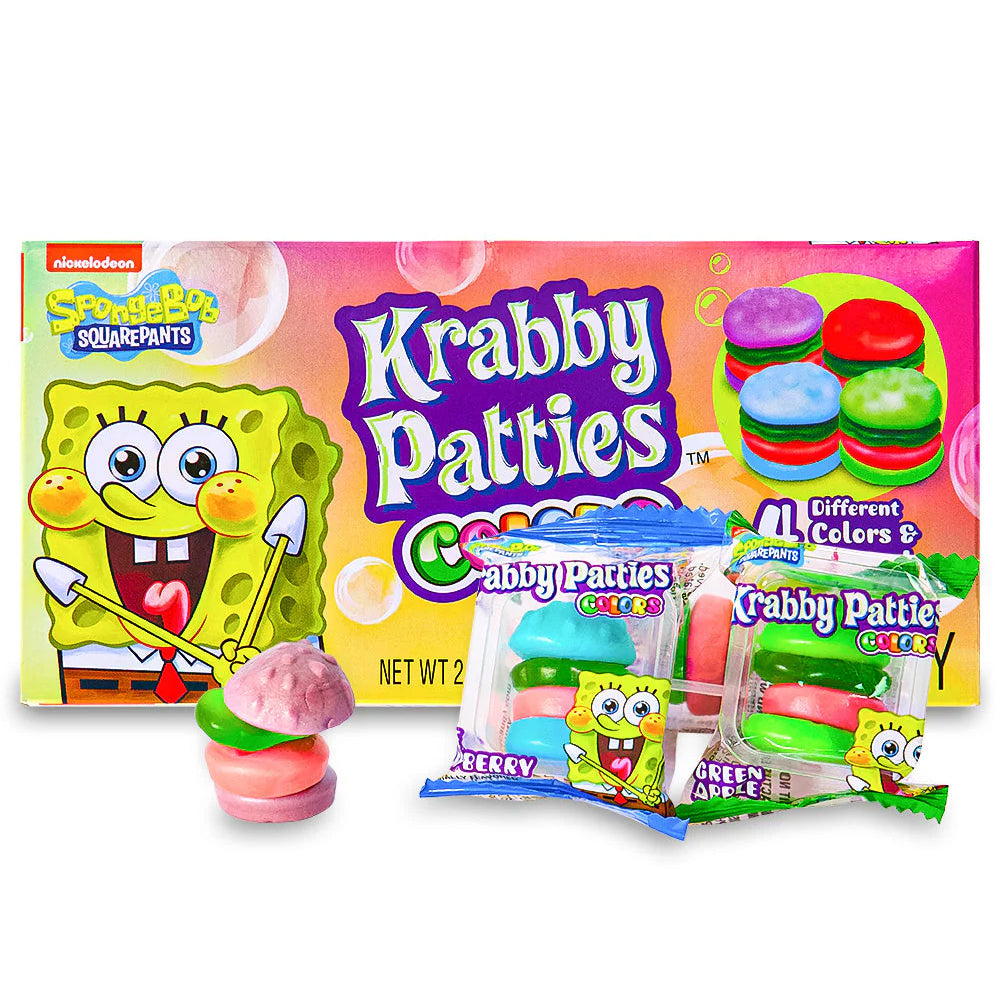 Redstone Foods Candy SpongeBob Krabby Patties Colors Theater Box