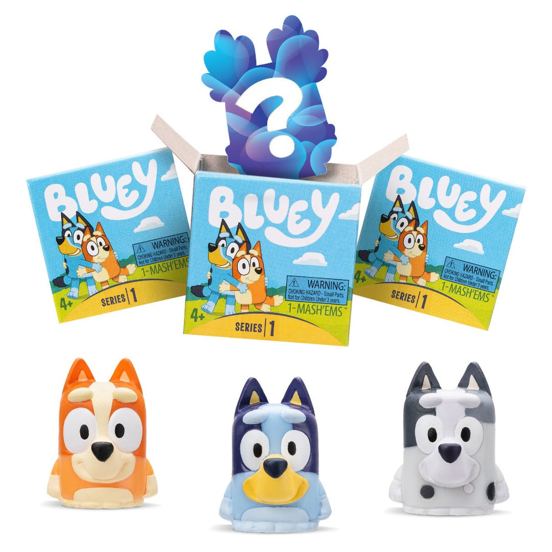 Schylling Toy Novelties Bluey - Mash'ems - one blind capsule