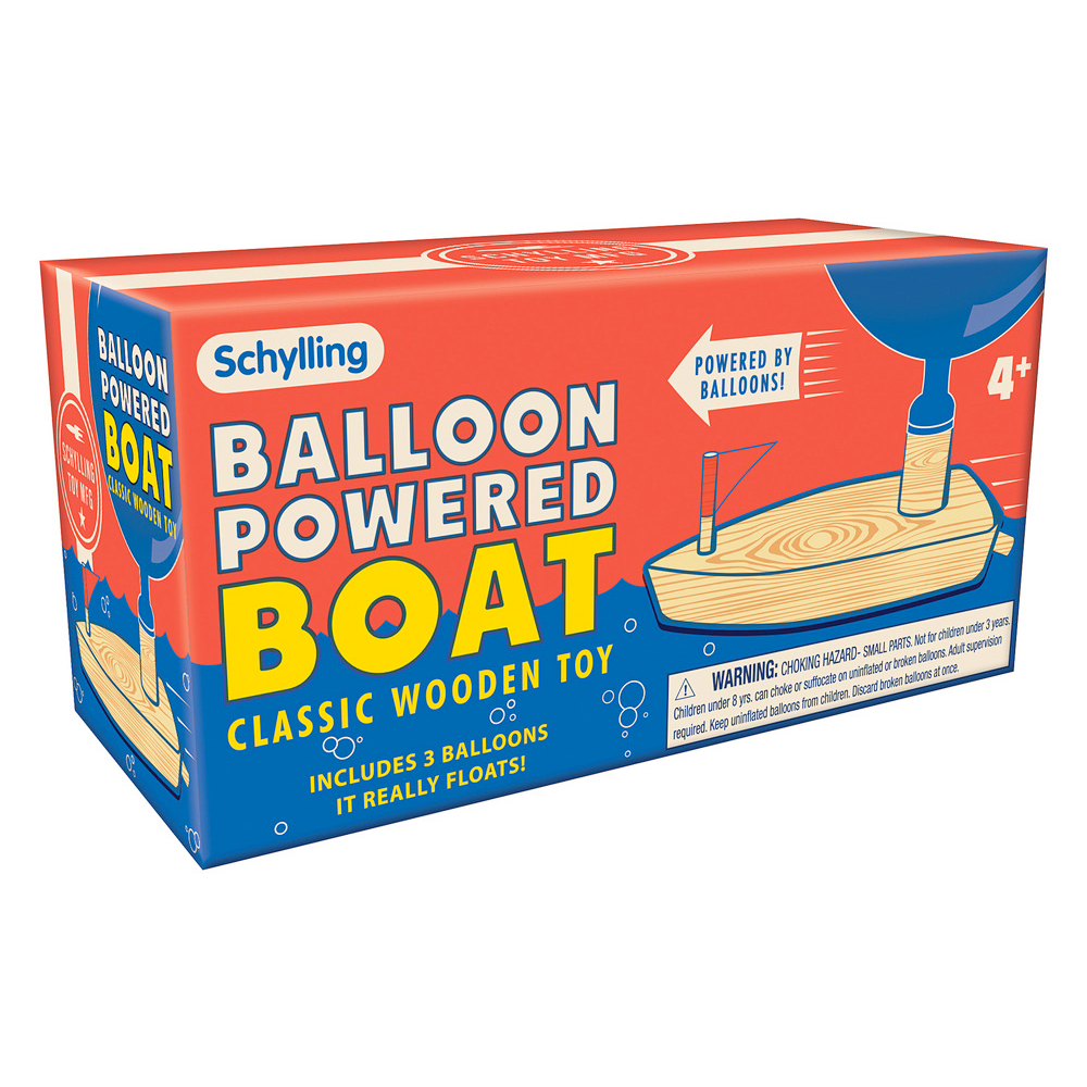 Schylling Toy Vehicles & - Construction Retro Balloon Powered Boat