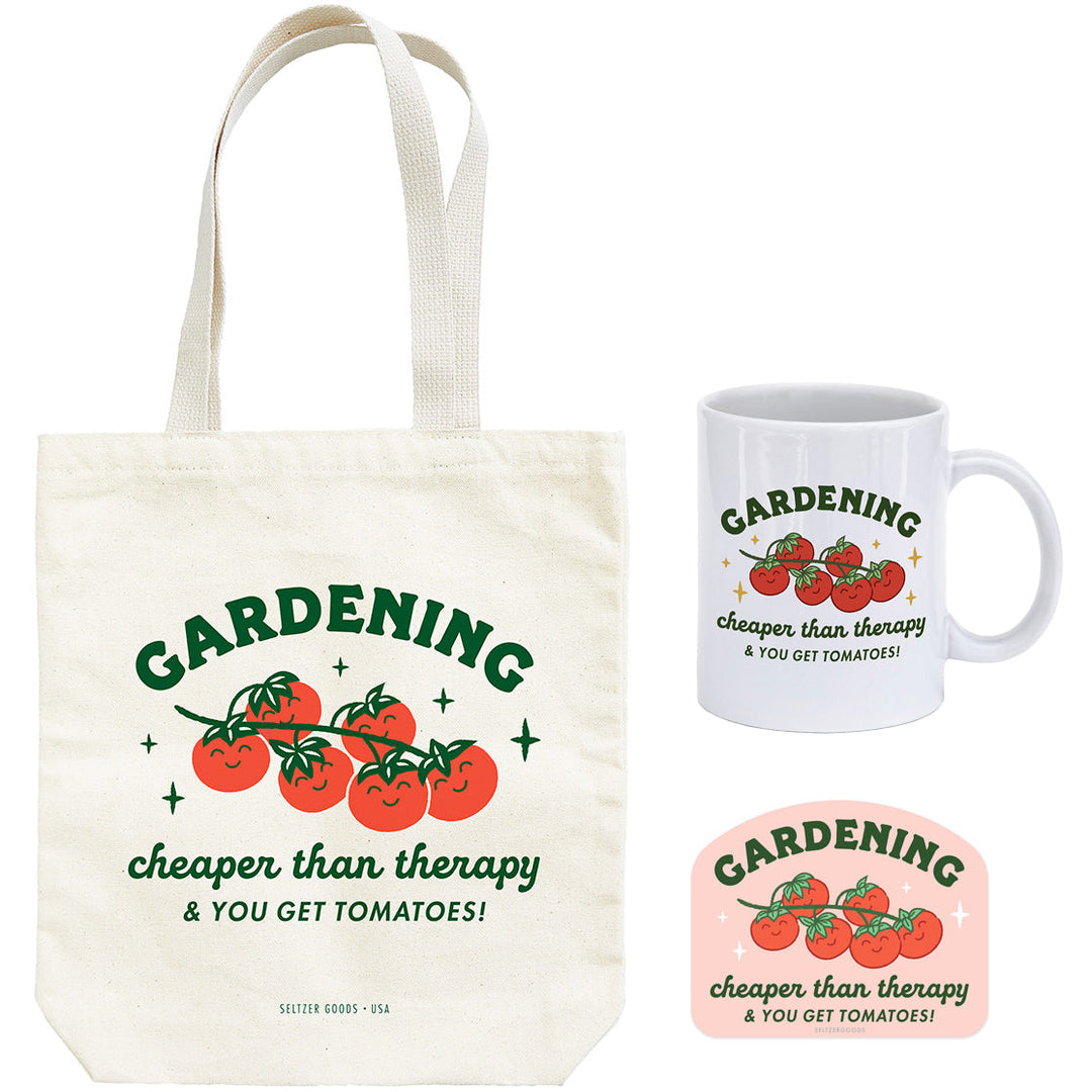 Seltzer Magnets & Stickers Gardening Cheaper Than Therapy