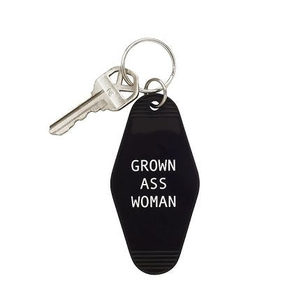 Snark City Personal Care Grown Ass Woman Snarky Keychain