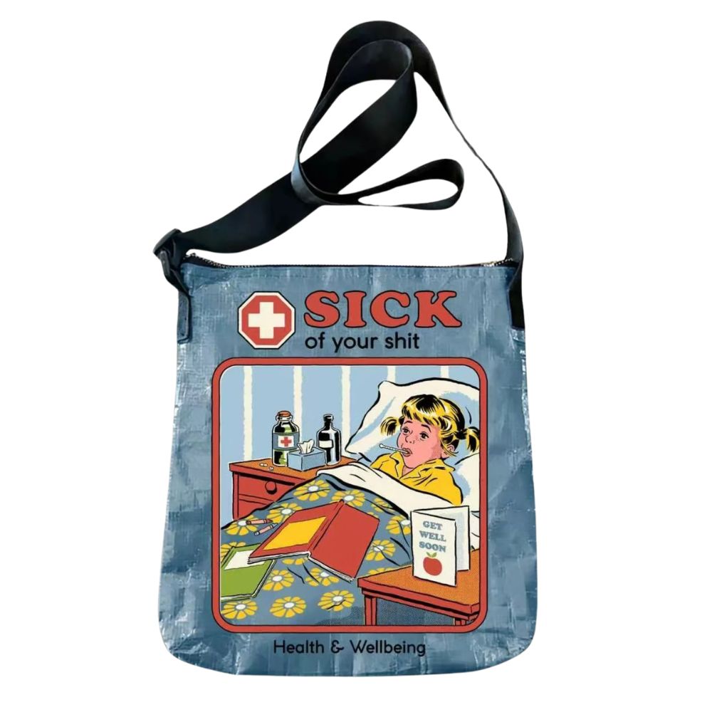 Snark Totes Bags & Pouches Sick of Your Shit Messenger Bag
