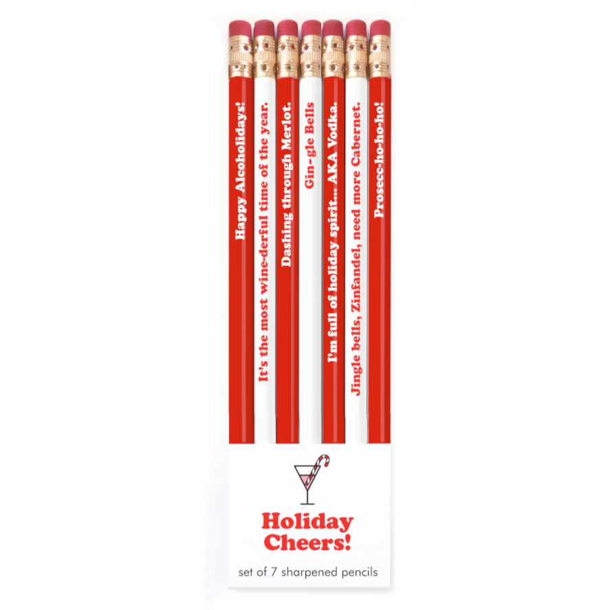 Snifty Office Goods Holiday Cheers Pencil Set