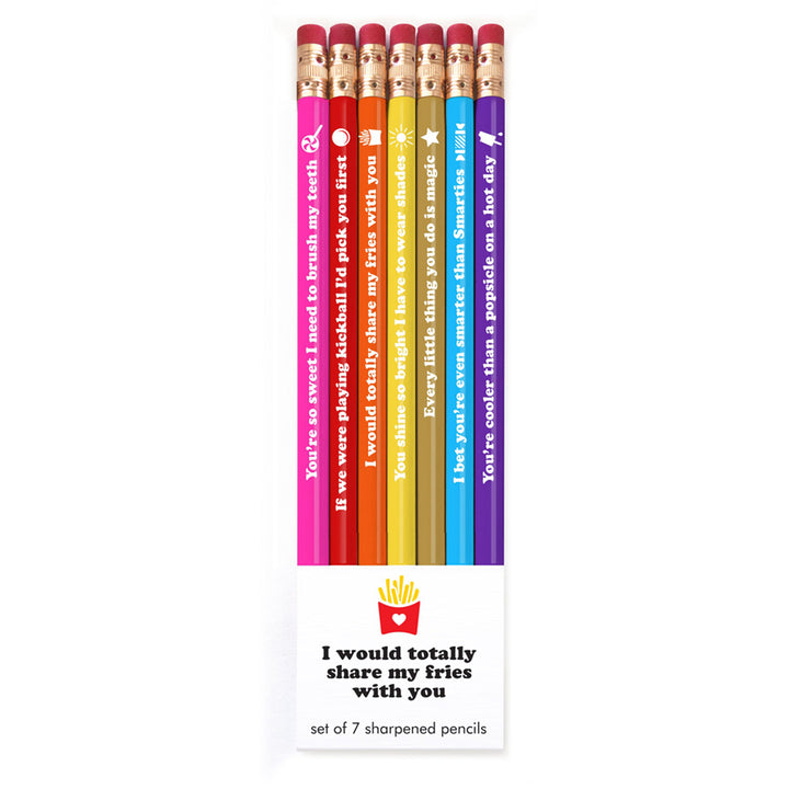 Snifty Office Goods Share My Fries Pencil Set