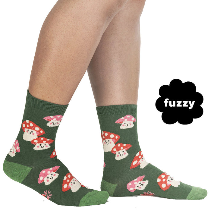 Sock IT TO Me Socks & Tees Mellow Mushrooms Women's Crew