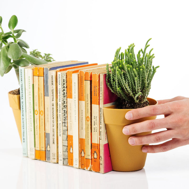 SUCK UK Home Decor Plant Pot Bookends