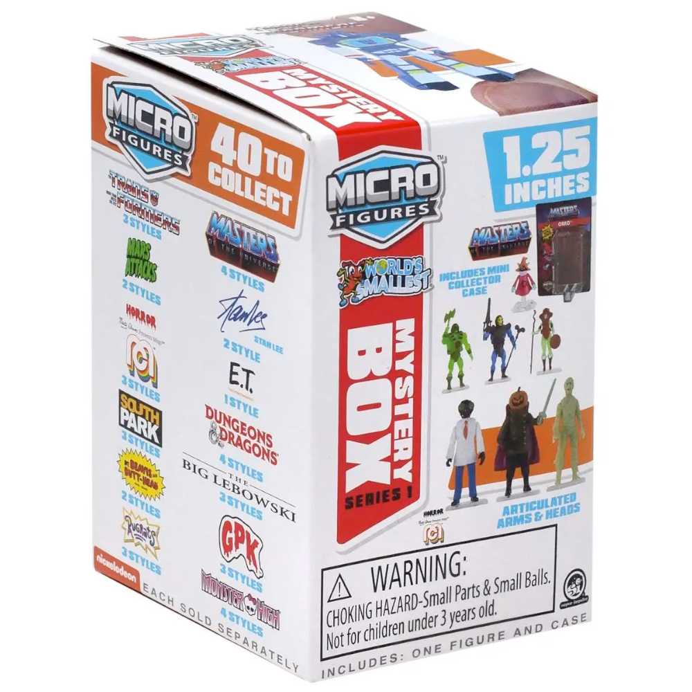 Super Impulse Toy Novelties Micro Figure Mystery Box - Series 1