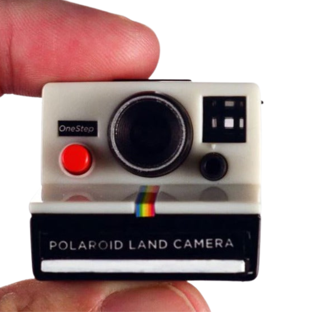 Super Impulse Toy Novelties World's Coolest Tiny Polaroid Camera Keychain