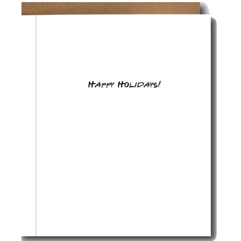 The Card Bureau Greeting Cards Emotional Support Reindeer Christmas Card