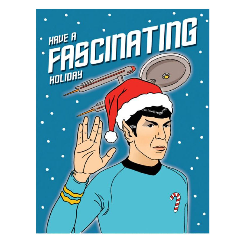 The Found Greeting Cards Spock Fascinating Holiday Christmas Card
