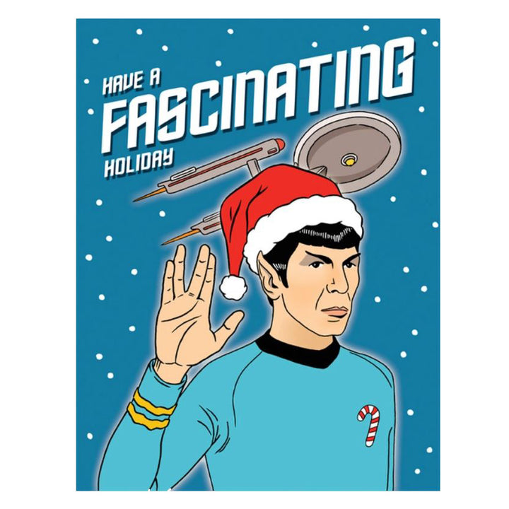 The Found Greeting Cards Spock Fascinating Holiday Christmas Card