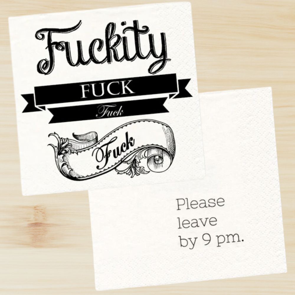 Twisted Wares Kitchen & Table Snarky Cocktail Napkins