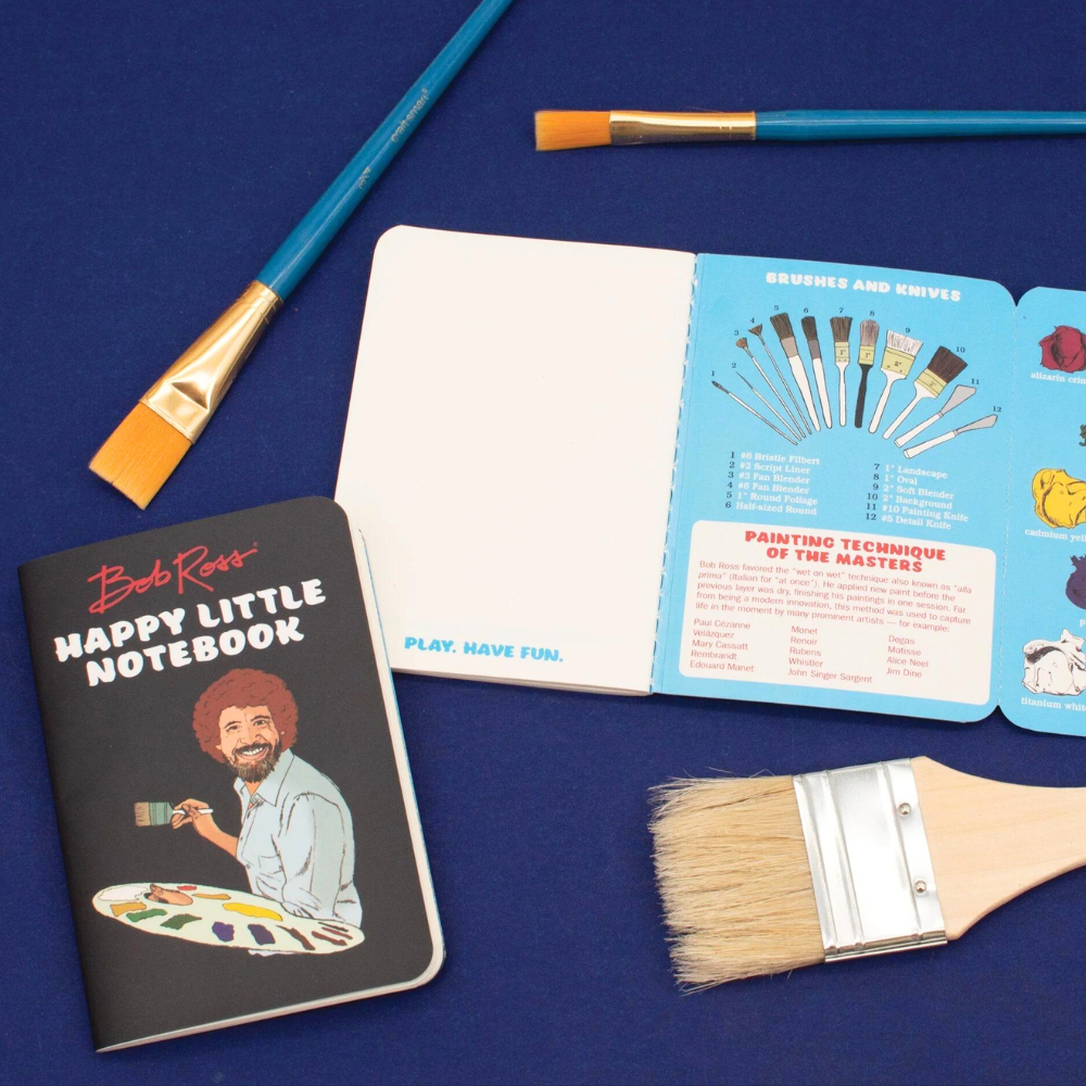Unemployed Philosophers Guild Journals & Notebooks Bob Ross Notebook