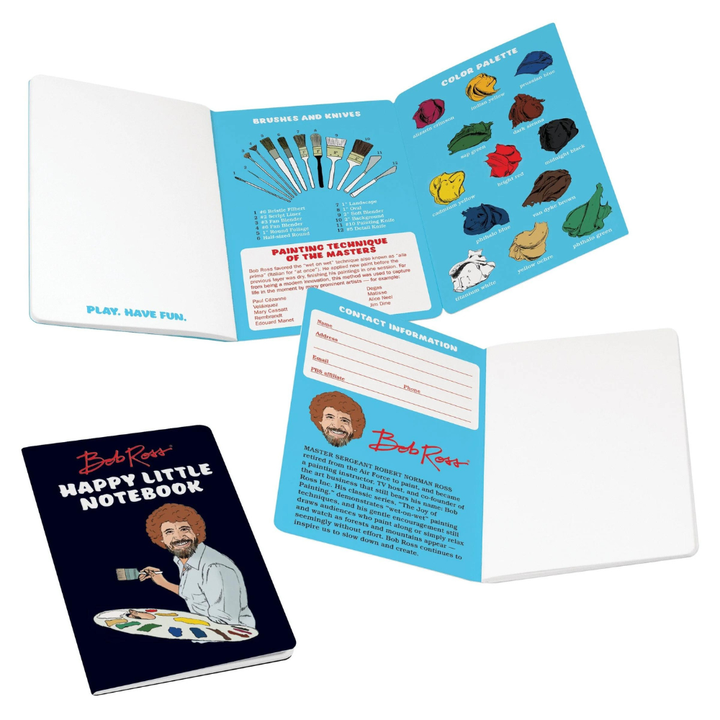 Unemployed Philosophers Guild Journals & Notebooks Bob Ross Notebook