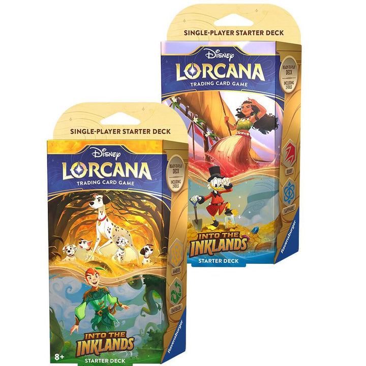 Universal Distribution Games Disney Lorcana TCG: Into the Inklands Starter Deck - 1 random style