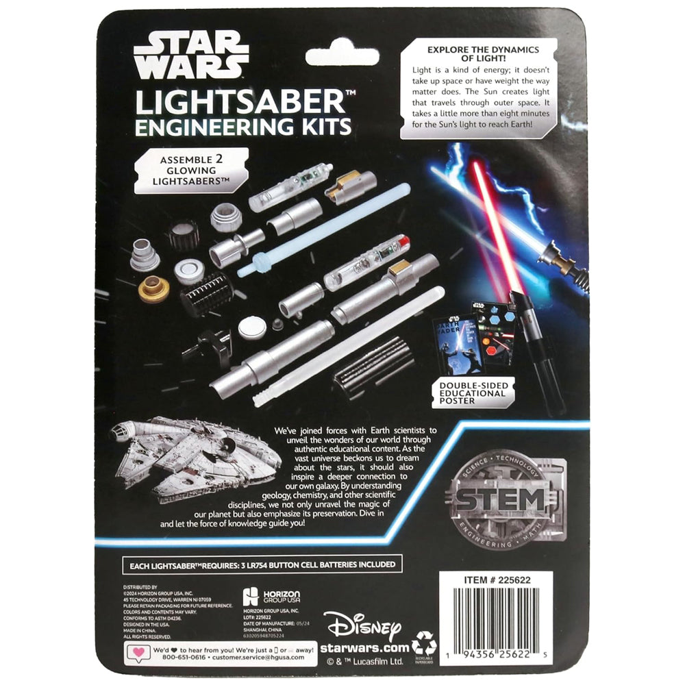 US Toy Company Toy Science Star Wars Build Your Own Lightsabers