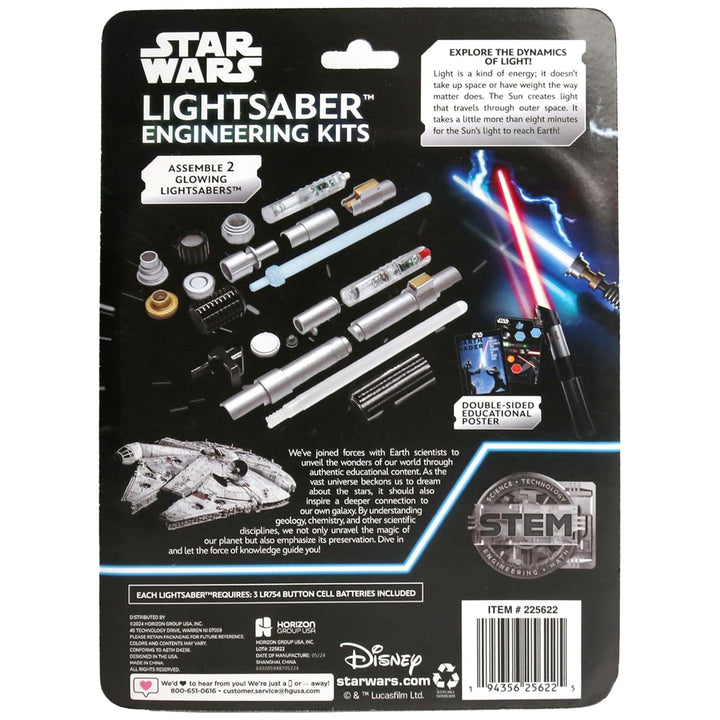 US Toy Company Toy Science Star Wars Build Your Own Lightsabers