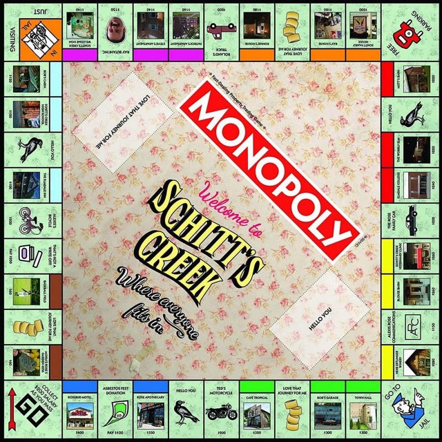 USAopoly Games Schitt Creek Monopoly