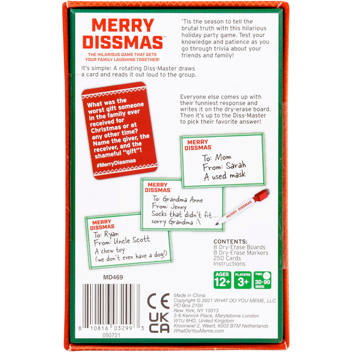 What Do You Meme? Games Merry Dissmas Game