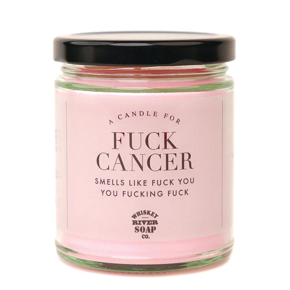 Whiskey River Soap Co. Home Decor A Candle For Fuck Cancer