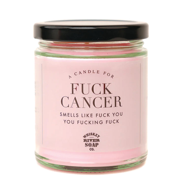 Whiskey River Soap Co. Home Decor A Candle For Fuck Cancer