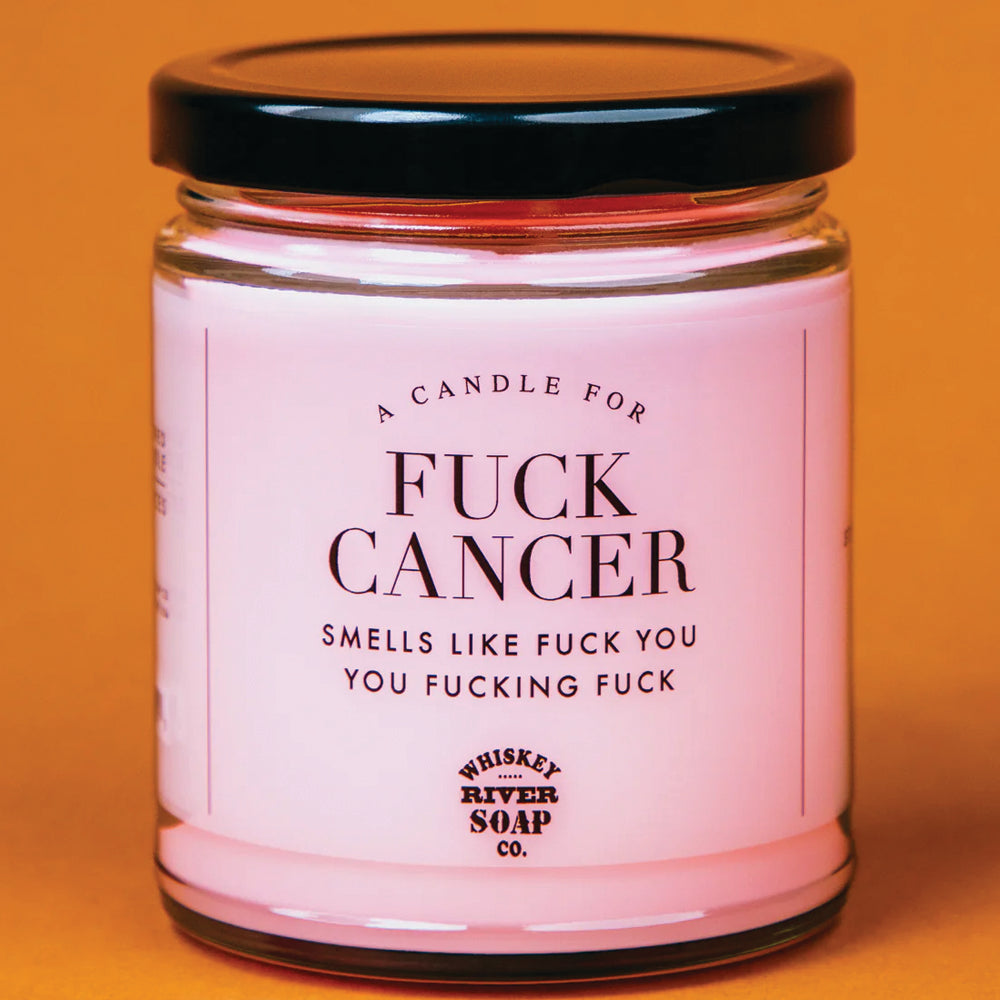 Whiskey River Soap Co. Home Decor A Candle For Fuck Cancer