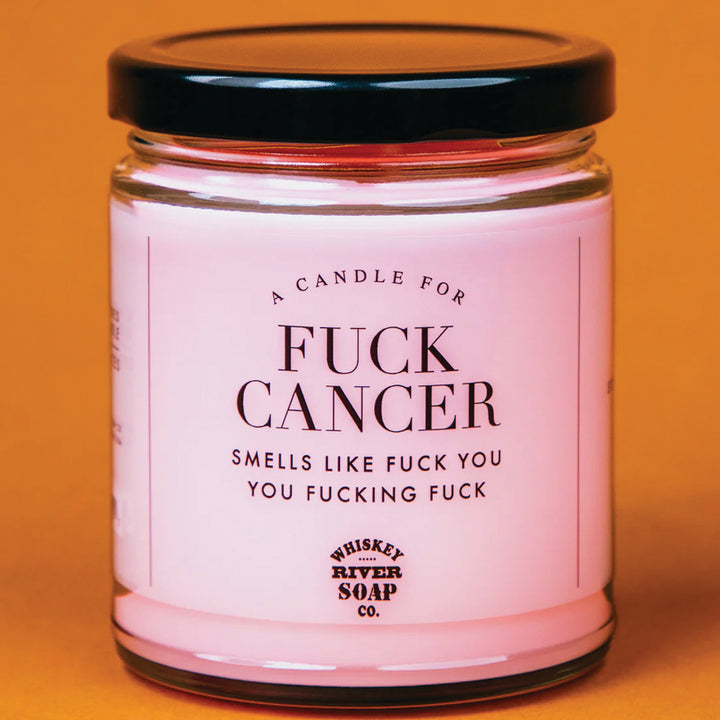 Whiskey River Soap Co. Home Decor A Candle For Fuck Cancer