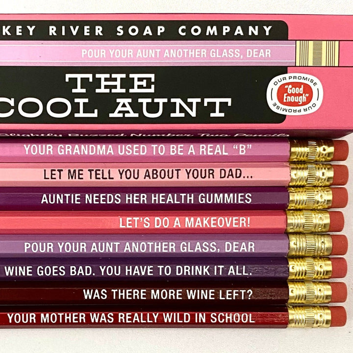 Whiskey River Soap Co. Office Goods The Cool Aunt - Set of 8 pencils