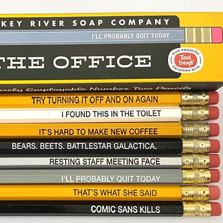 Whiskey River Soap Co. Office Goods The Office - Set of 8 pencils