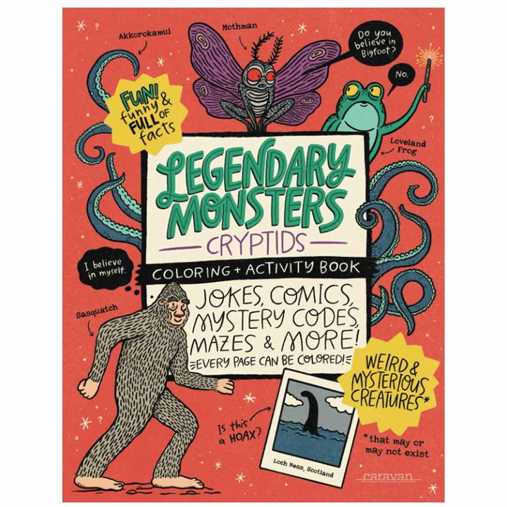 Your Very Favorite Books Legendary Monsters Cryptids Coloring & Activity Book