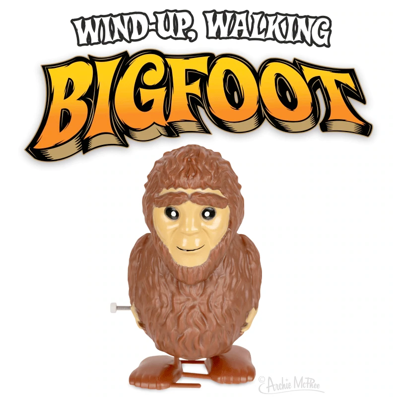 Accoutrements - Archie McPhee Funny Novelties Wind up Bigfoot
