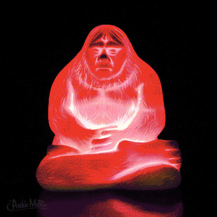Accoutrements - Archie McPhee Home Decor Bigfoot Night Light
