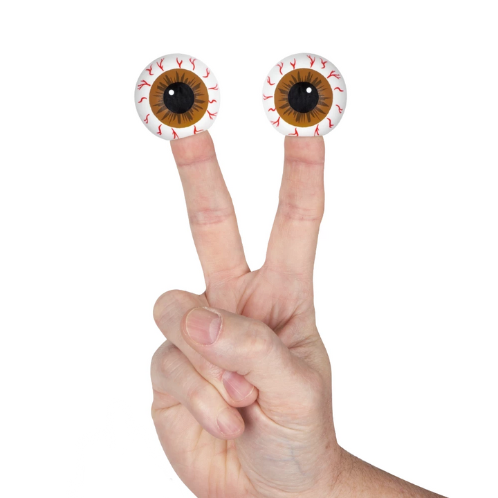Accoutrements - Archie McPhee IMPULSE - IM Funny Stuff Eyeball Finger Puppet - 1pc (order 2 unless you're a cyclops)
