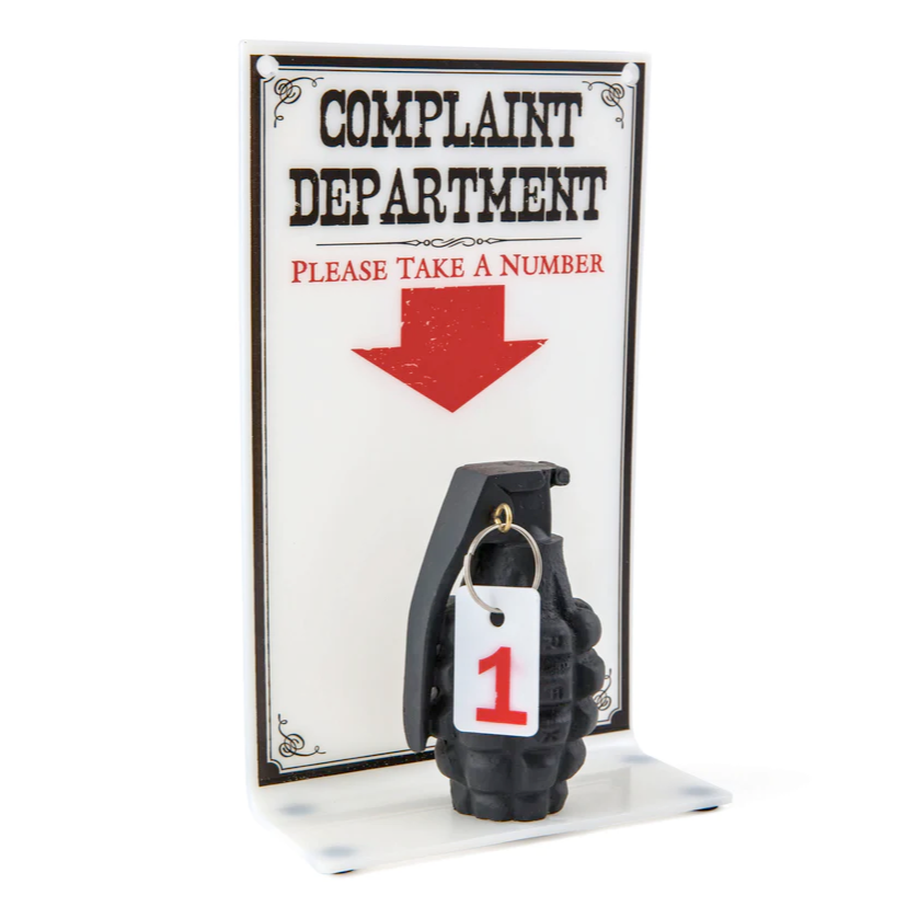 Big Mouth Toys Funny Novelties The Complaint Dept Sign