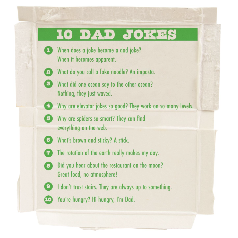 Blue Q Candy Dad Jokes Gum