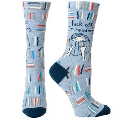 Blue Q Clothing F*ck off I'm Reading Women's Socks