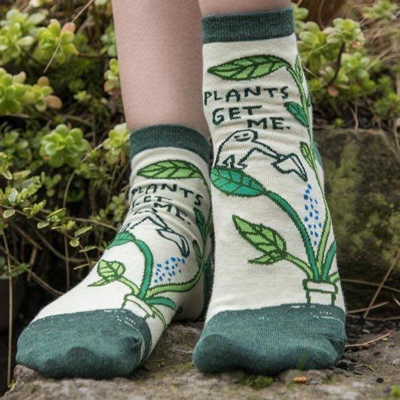 Blue Q Clothing Plants Get Me Women's Ankle Socks
