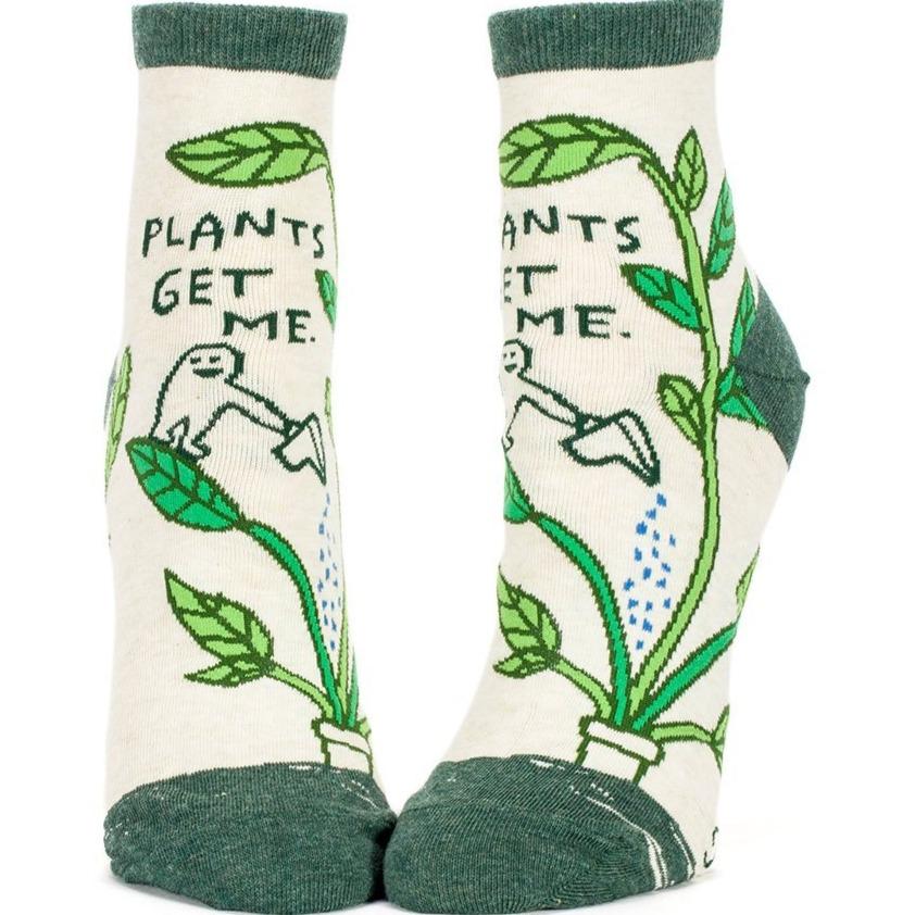 Blue Q Clothing Plants Get Me Women's Ankle Socks