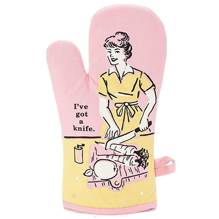 Blue Q Kitchen & Table I've Got A Knife Oven Mitt