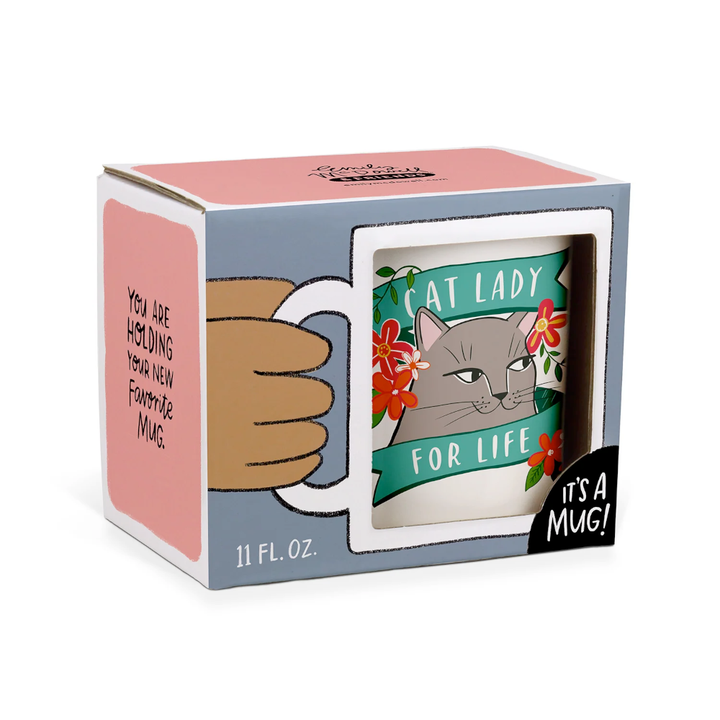 Em & Friends Kitchen & Table Cat Lady For Life Mug
