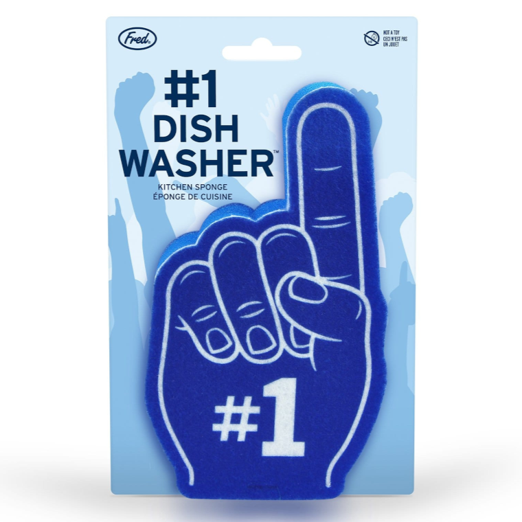 Fred & Friends Funny Novelties #1 Dishwasher Kitchen Sponge