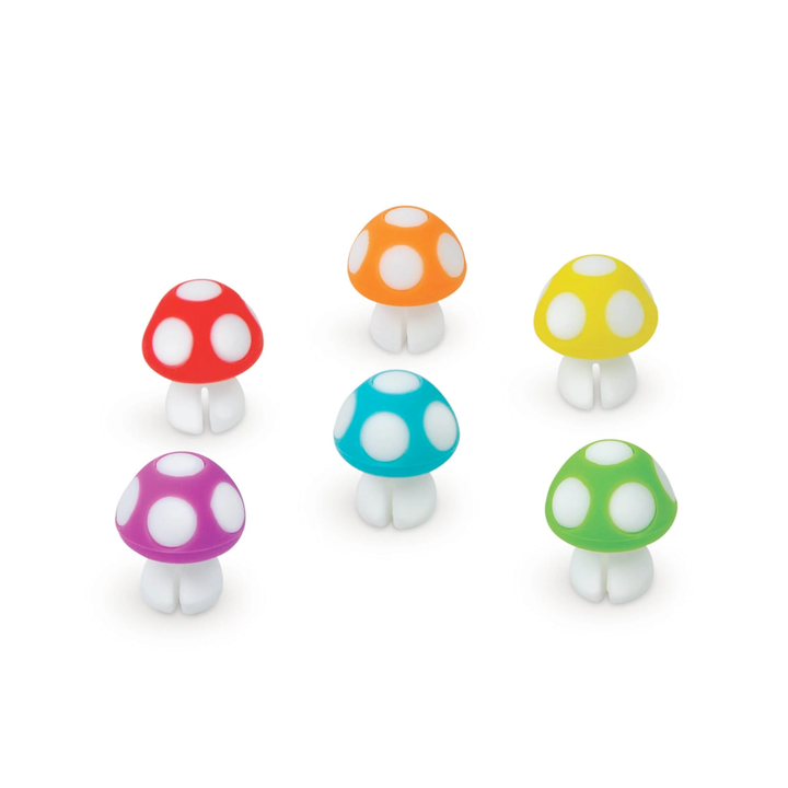 Fred & Friends Kitchen & Table Tiny Toadstools Drink Charms