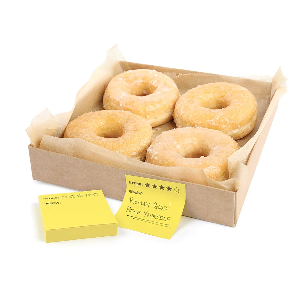 Fred & Friends Office Goods Over-Rated Sticky Notes