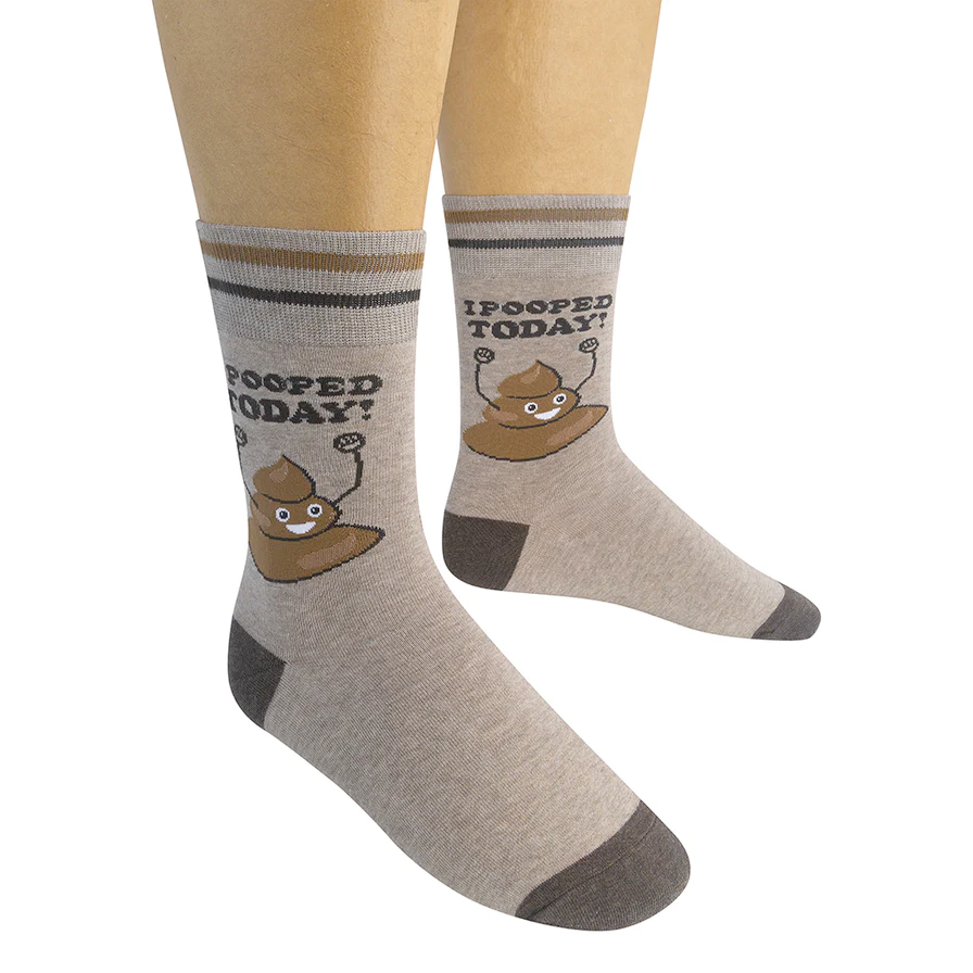 FUNATIC Unclassified I Pooped Today Socks