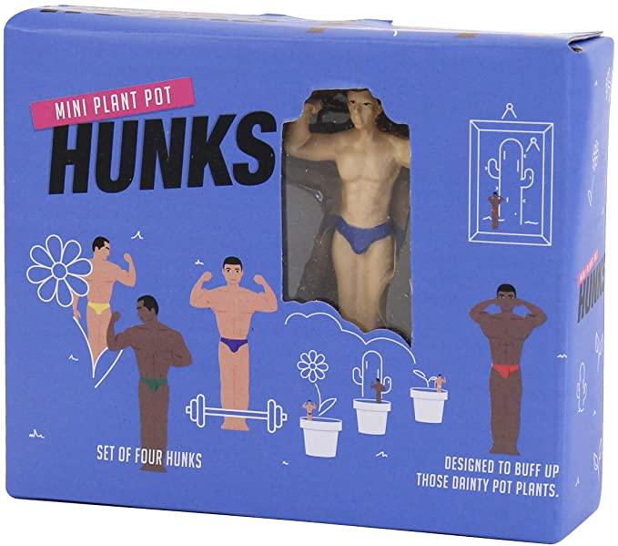 Gift Republic Funny Novelties Mini Plant Pot Hunks