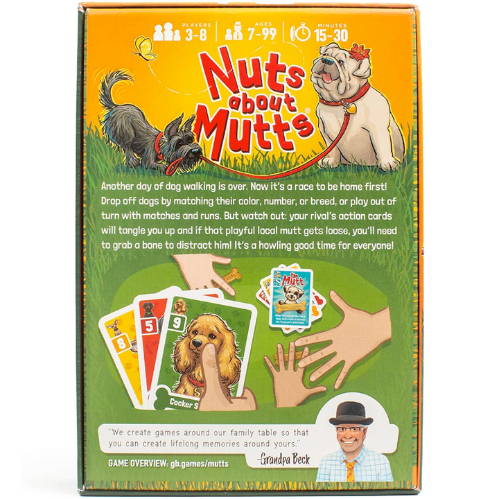 Grampa Beck's Games Games Nuts about Mutts Card Game