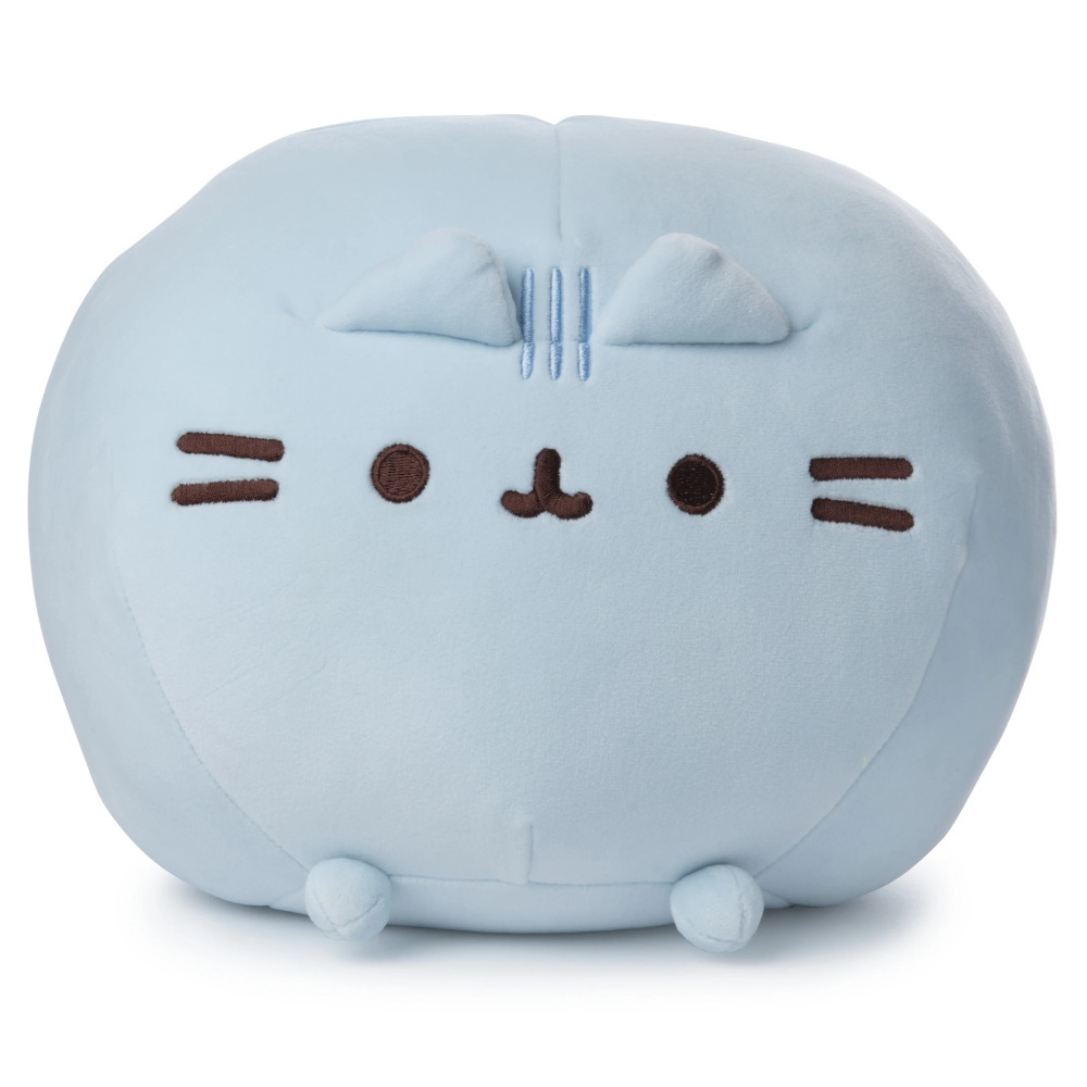 Gund Toy Stuffed Plush Blue Pusheen Squisheen Round 11" Plush
