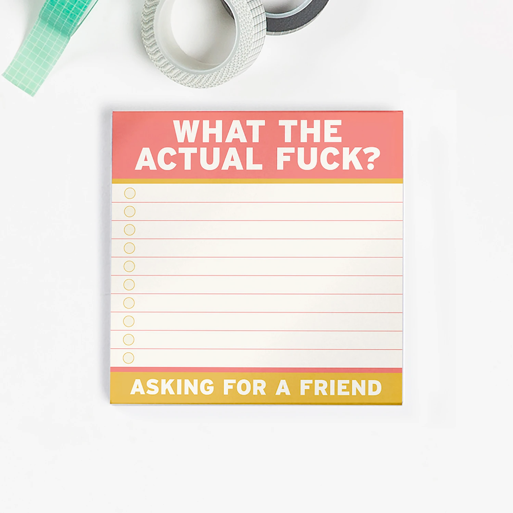 Knock Knock Office Goods What the Actual F-ck Large Sticky Notes