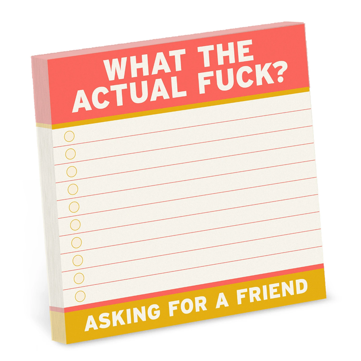 Knock Knock Office Goods What the Actual F-ck Large Sticky Notes